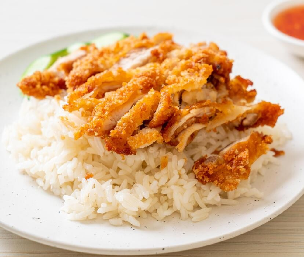 Fried Chicken with Rice