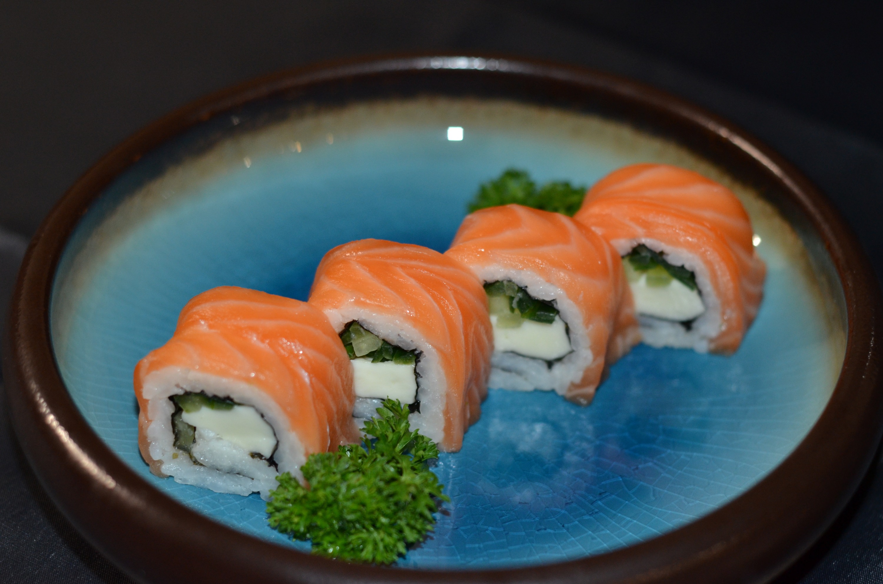 Kaasachtige Rol Zalm 4 stuks